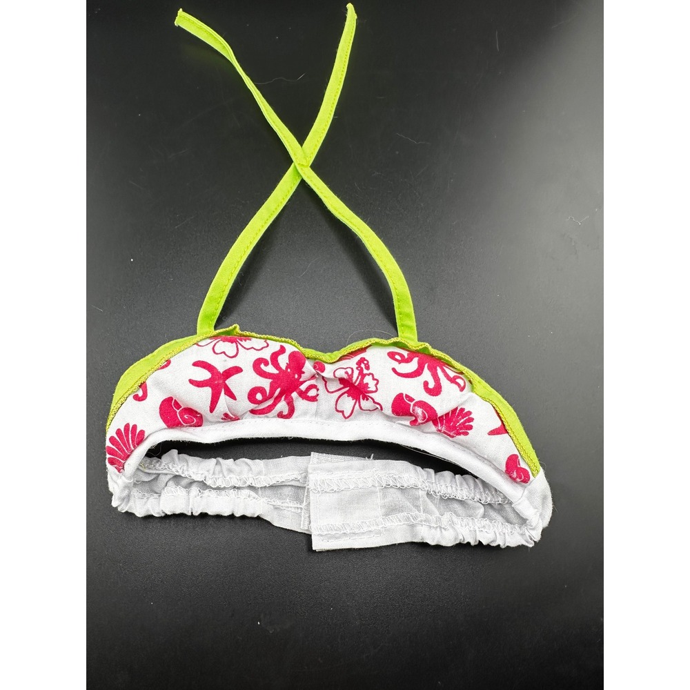 Cabbage Patch Kids‎ Vtg Bikini Top 1980s Swimsuit Bathing Suit Floral